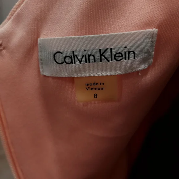 Elegant Peach Ruffle Dress - Picture 6 of 7